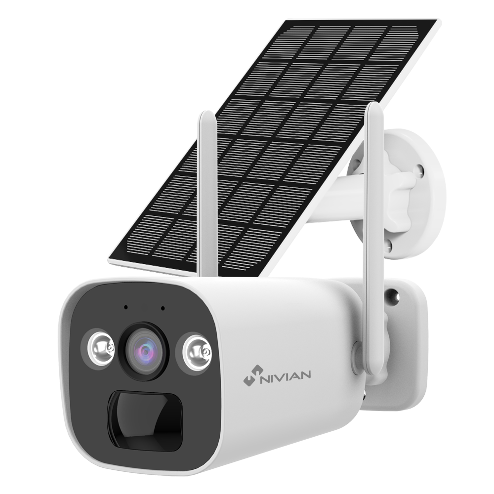 Caméra Nivian 4G Caméra Smart Nivian 1080p + Panneau solaire
